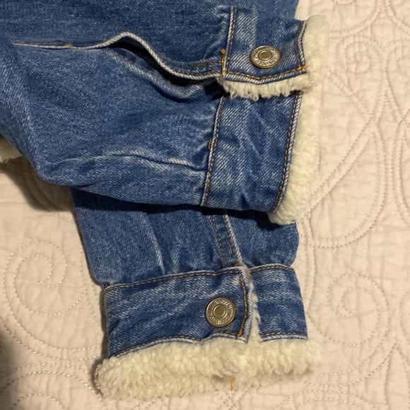 Forever 21 Denim Fur Jacket - Picture 4 of 10